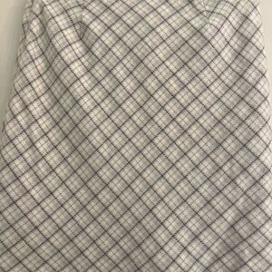 Cream A-Line Skirt